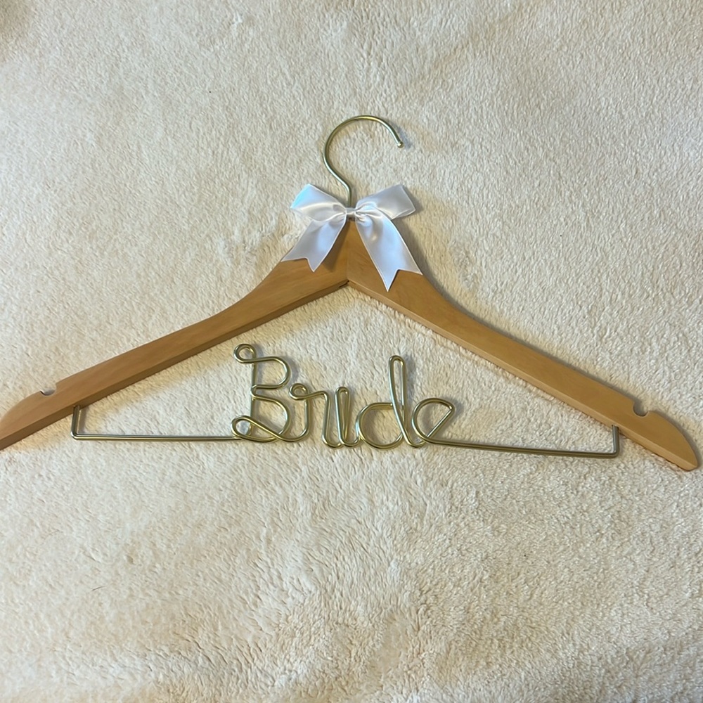 Bride Hanger for wedding dress